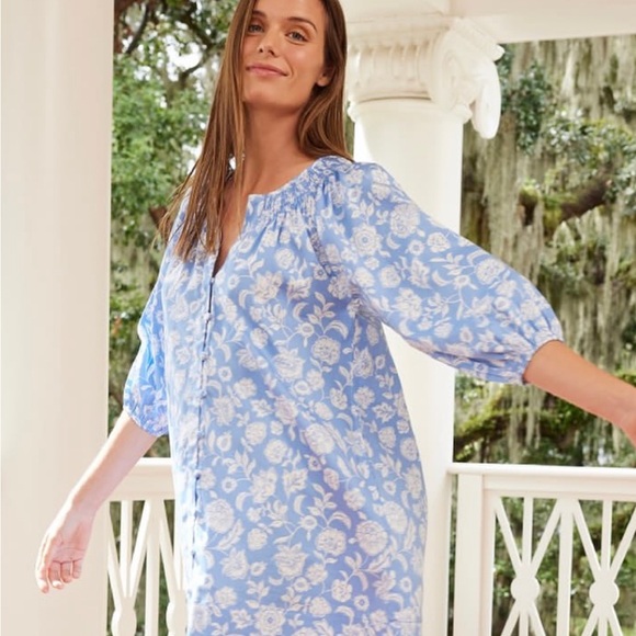 Lake Hammock Shirt Dress in Baltic size M - Picture 1 of 8
